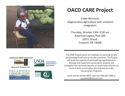 Oacd Care Project Cedar Removal Regenerative Ag With Livestock