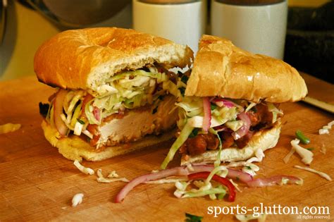 Clean the bowl of the food processor and add the garlic and brown sugar and pulse. Oakland Raiders: Fried Chicken Sandwich W/ Jalapeno ...