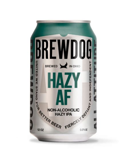Brewdog Hazy Af Non Alcoholic Hazy Ipa 2412 Oz Cans Beverages2u