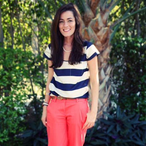 Sarah Vickers Stripes And Pink Pants Preppy Style Classy Girl Clothes