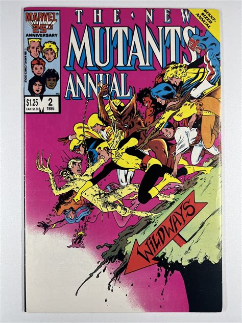 New Mutants Annual 2 1986 1st Appearance Of Psylocke Marvel Comics