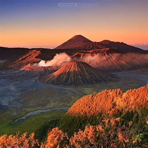Sunrise View Of Mount Bromo Tengger Semeru National Park East Java