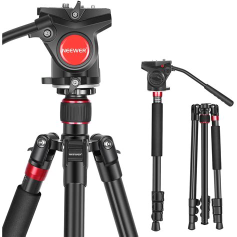 Neewer 2 In 1 Aluminum Tripod With Removable Monopod Leg