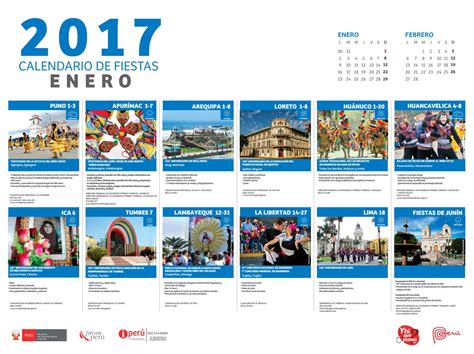 Calendario De Fiestas Perú Enero 2017 By Visit Peru Issuu