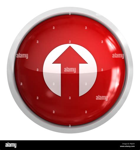 Push Button Upload Concept 3d Rendered Image Stock Photo Alamy