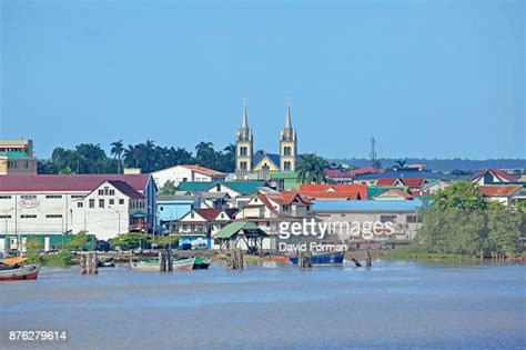 Waterfront At Paramaribo Outskirts On Suriname River Suriname High Res