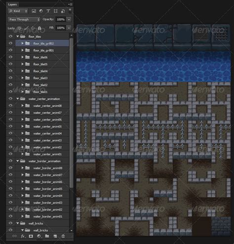 Top Down Roguelike Dungeon Crawl Rpg Tileset By Shizayats Graphicriver