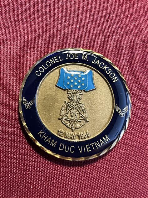 Colonel Joe Jackson Medal Of Honor Challenge Coin Usaf Ebay