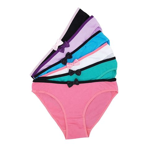 Eraeye Free Shipping 5pcslot Womens Cotton Panties Girl Brief Intimates Knickers Underwear