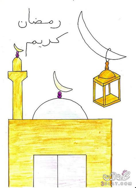 رسم رمضان للاطفال