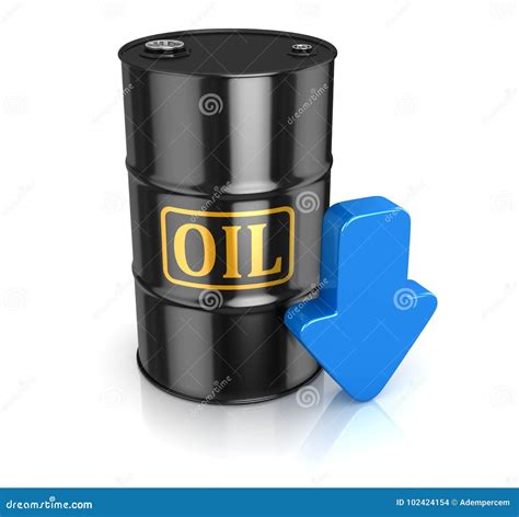 Black Oil Barrel and Arrow stock illustration. Illustration of