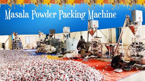Automatic Masala Powder Packing Machine Coimbatore Masala Production