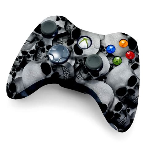 Xbox 360 Modded Controller Green Skull Your Leader