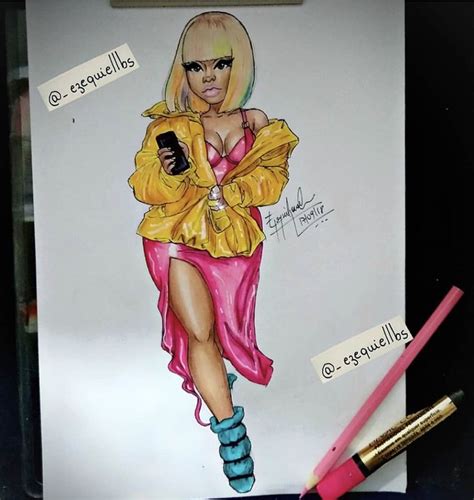 Pin By Kadramaharamxd On Nicki Drawings Celebrity Artwork Nicki