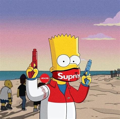 Simpson Supreme Bart Simpson Supreme Hd Wallpaper Pxfuel