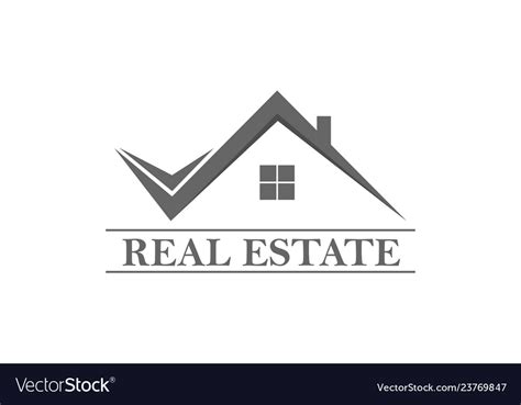 Home Real Estate Logo Royalty Free Vector Image