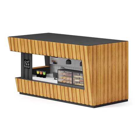 Coffee Kiosk 3d Model 26 Unknown C4d Max Obj Upk Free3d