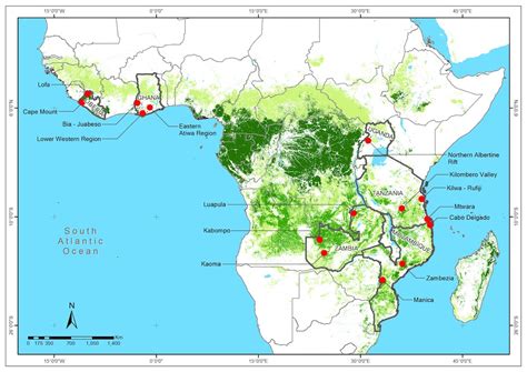 African Forest Map