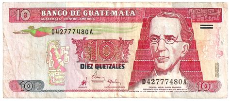 Billetes Del Mundo Guatemala