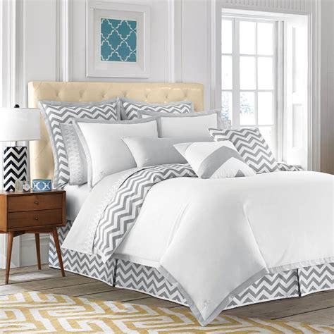 Grey And White Chevron Bedding Grey And White Comforter And Duvet Sets