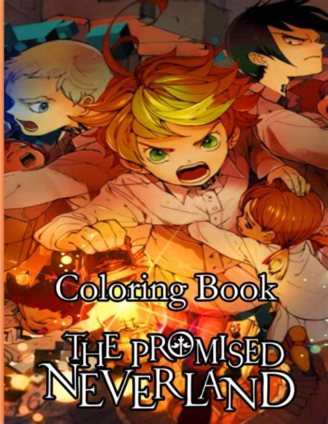 Buy The Promised Neverland Coloring Book Yakusoku No Nebārando