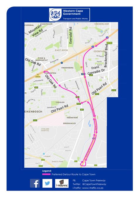 N1 Road Closures In July 2018 Western Cape Government