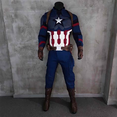 Avengers Endgame Captain America Steve Rogers Cosplay Costume Etsy Uk
