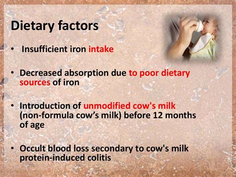 Iron Deficiency In Children