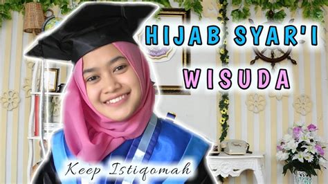 Hijab Wisuda Syari Jilbab Satin