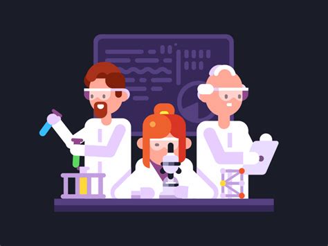 Laboratory Motion Design Animation Animation Design Flat Design