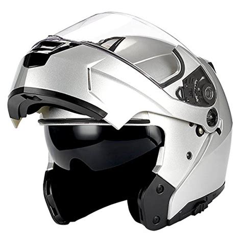 Купить 1storm Motorcycle Street Bike Modularflip Up Dual Visor Sun