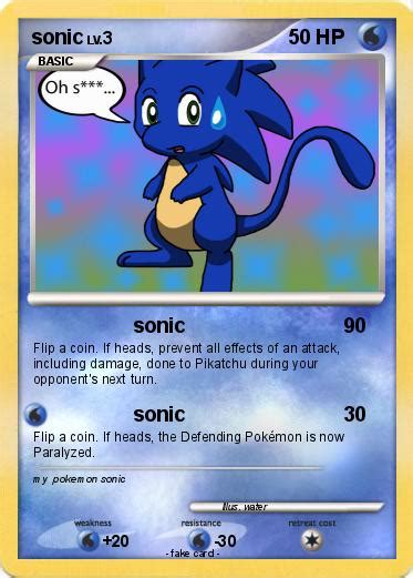 This website is not produced by, endorsed by, supported by, or affiliated with. Pokémon sonic 7669 7669 - sonic - My Pokemon Card
