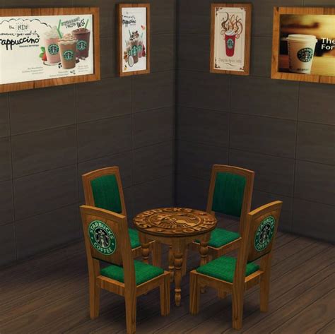 Sims 4 Custom Content Finds Serialsimmer Starbucks Se