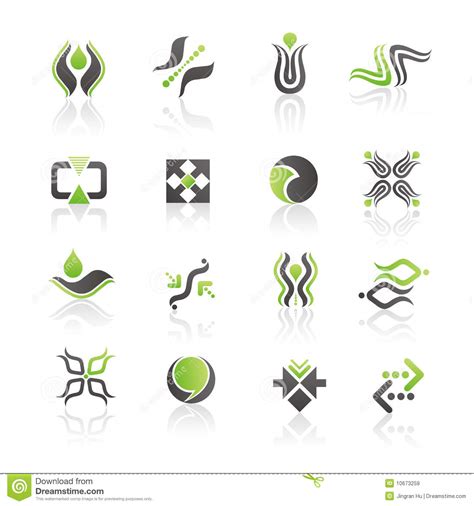 Company Logo Design Examples Royalty Free Stock Images