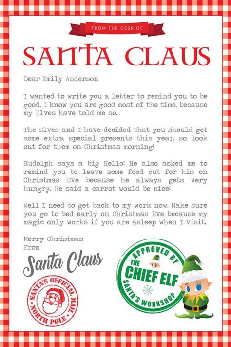 Maybe you would like to learn more about one of these? Pin on Letter from Santa