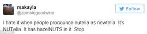 Nutella Reveals Correct Way To Pronounce Brand S Name And It Doesn T Start With Nut Daily