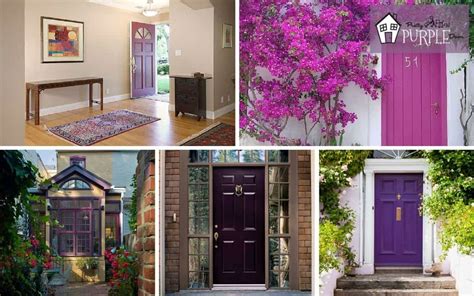 Purple Front Door Color Suggestions Pretty Purple Door