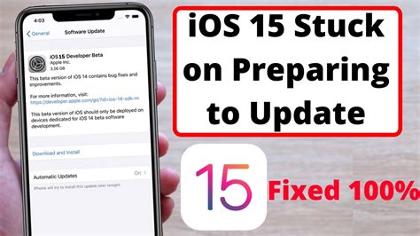 Ios 15 Stuck On Preparing To Update Iphone Or Ipad Fixed 2021 Youtube