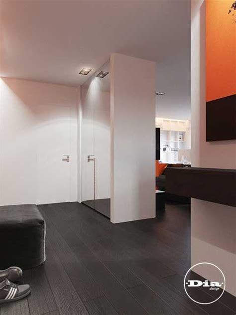 Дизайн квартиры-студии в современном брутальном стиле | Дизайн, Дизайн коридора, Дизайн ...