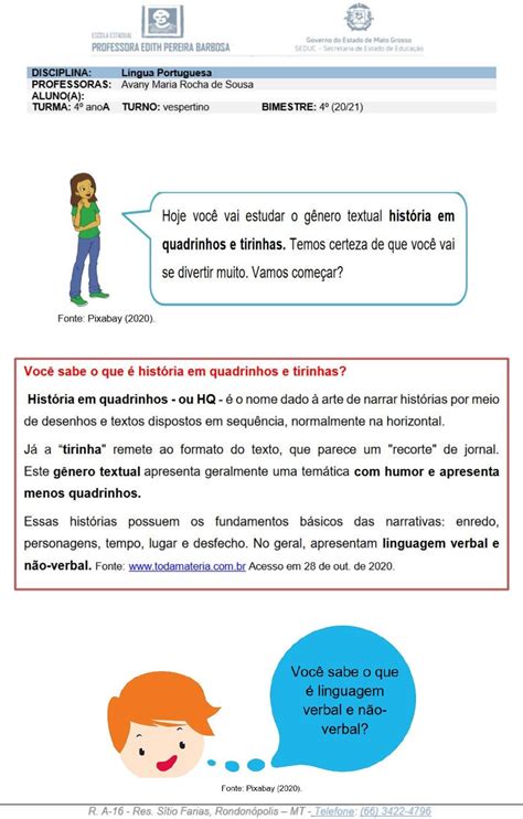 Atividades De Linguagem Verbal E Não Verbal Educação Infantil