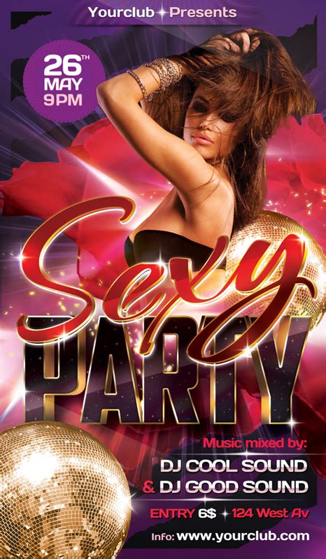 Sexy Party Flyer By Cleanstroke On Deviantart