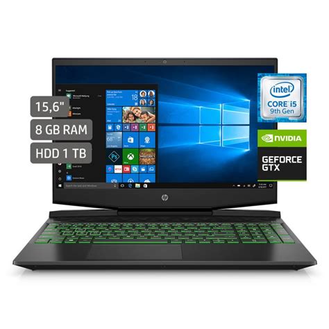 Hp Laptop Gamer 156 Core I5 9300h 8gb Ram 1tb 3gb Nvidia Geforce Gtx