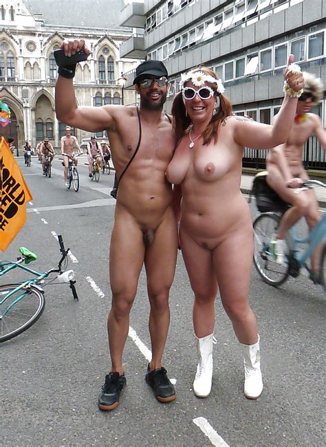 Beautiful Girl Butt Naked In Public At The Manchester Naked Bike Ride Porn Pic The Best Porn