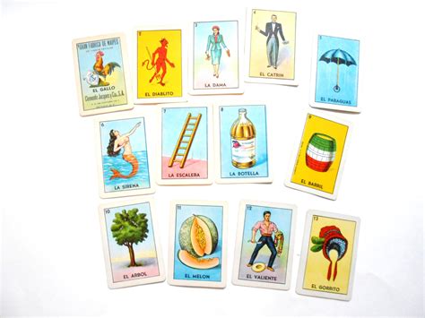See more ideas about loteria cards, loteria, cards. Vintage Loteria Cards Spanish 54 Cards