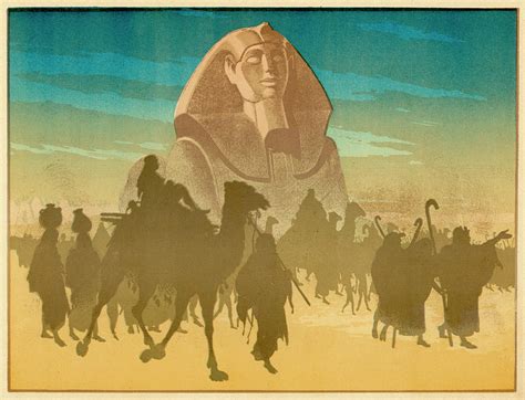 The Exodus From Egypt Moses Leads Drawing By Mary Evans Picture Library