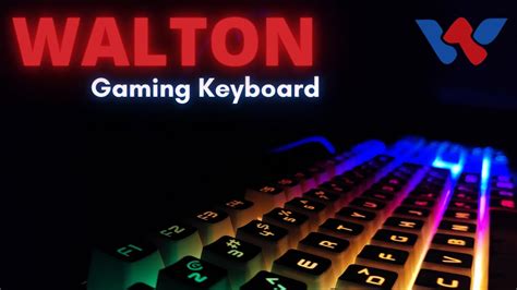 Walton Wkg001wb Pro Gaming Keyboard Review Youtube