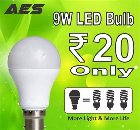 Led Bulb Base Type B22 Model Namenumber Aes At Rs 20piece In Indore