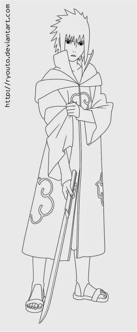 Akatsuki Pages Coloring Pages