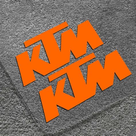 Reflective Motorcycle Ktm Logo Stickers Tank Decals Ready To Race Kit
