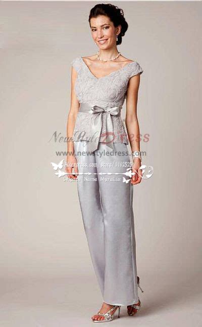 Checkout tbdress and locate the one you love products.in this page, you will find so many wonderful mother of the bride pant suits with high quality and low price.click here and buy. V-Neck Mother of the bride pant suit Gray satin with lace ...